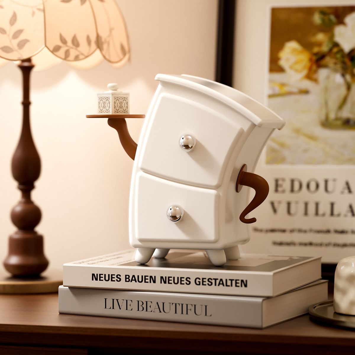 居家生活 創意萌趣造型桌面收納盒