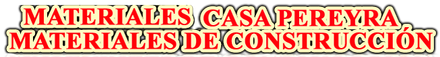 Materiales Casa Pereyra LOGO
