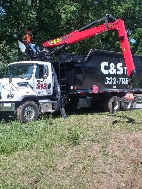 Grapple Truck Service — Springfield, OH — C&S Tree Service Center