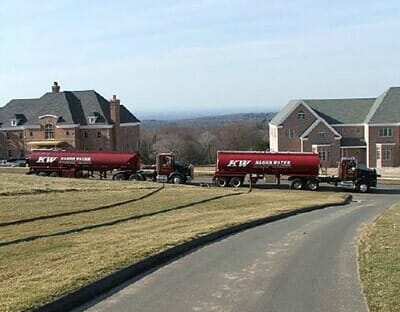 Two Water Trucks — Residential Wells in Manchester, CT