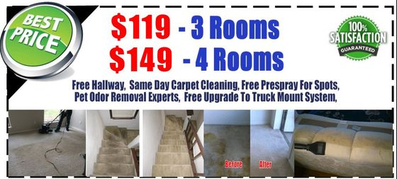 steam carpet cleaning coupon