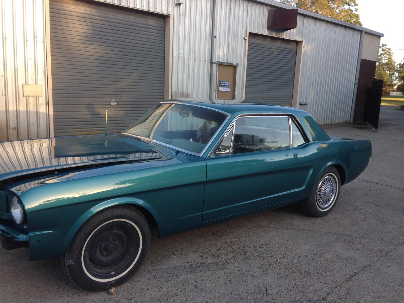 Car Parked Near Closed Garage — All Port Smash Repairs in Port Macquarie, NSW