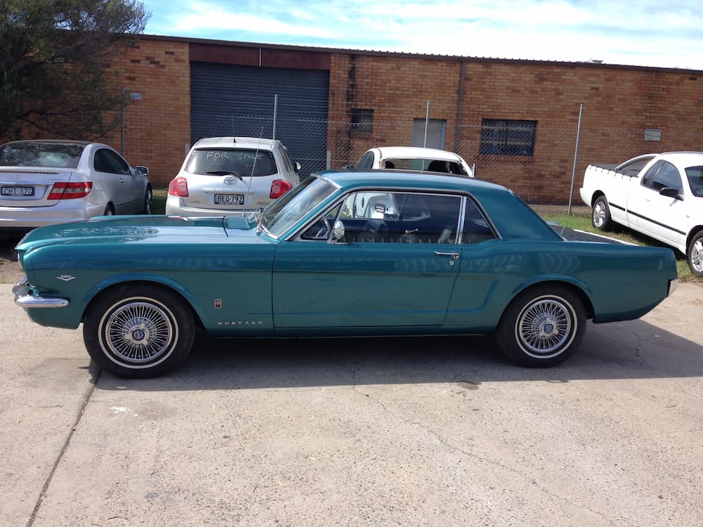 Classic Green Car — Panel Beating & Restoration Services in Port Macquarie, NSW