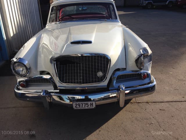 Close Up View of White Vintage Car — Panel Beating & Restoration Services in Port Macquarie, NSW