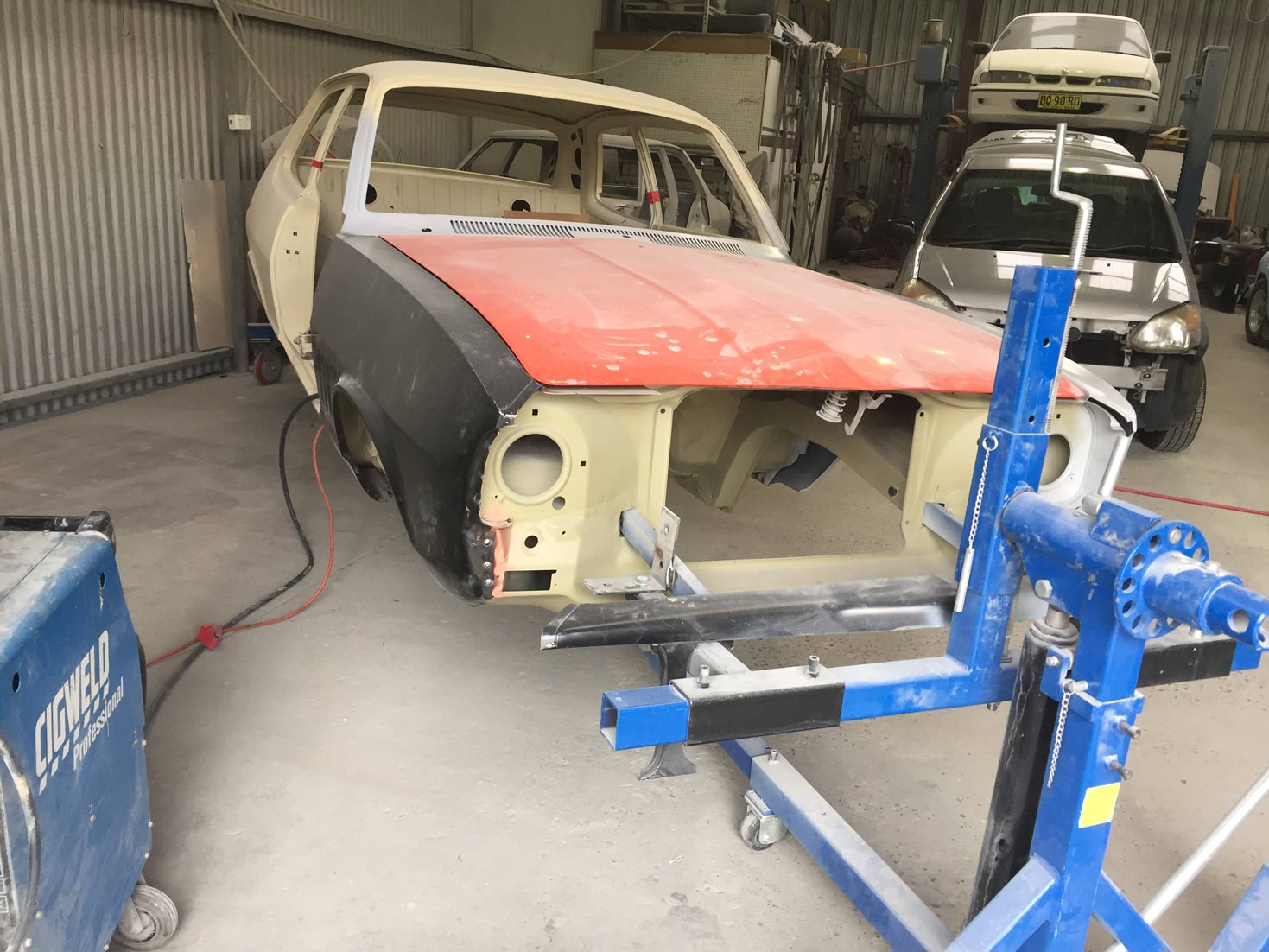 Restoring Old Car — Panel Beating & Restoration Services in Port Macquarie, NSW