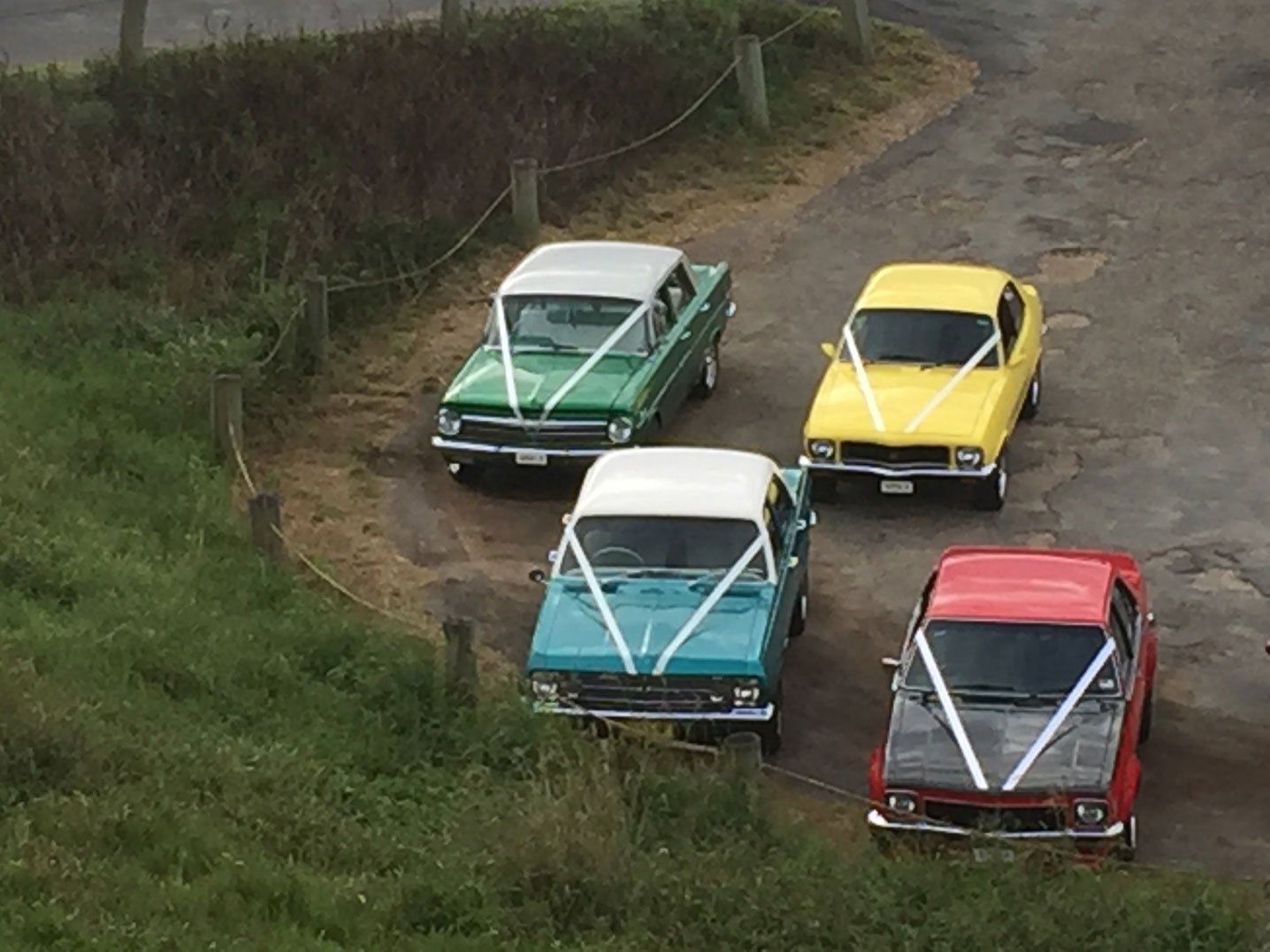 Four Different Colored Cars — All Port Smash Repairs in Port Macquarie, NSW