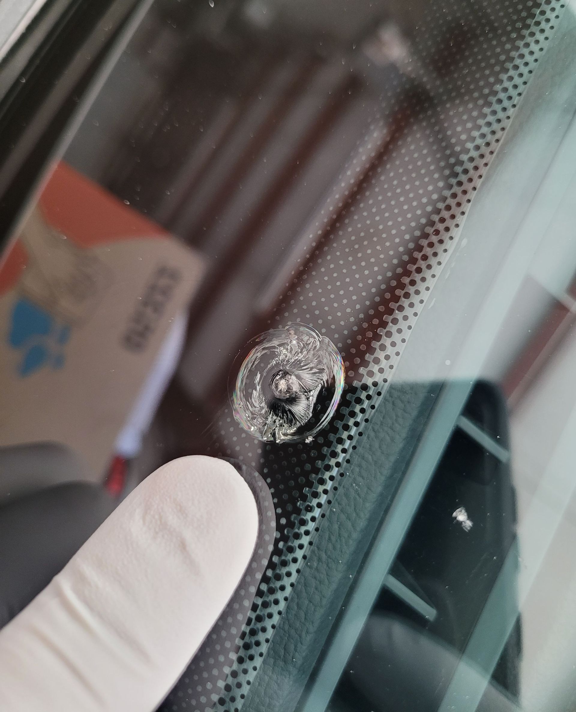 Before Windshield Repair in Charlotte, NC