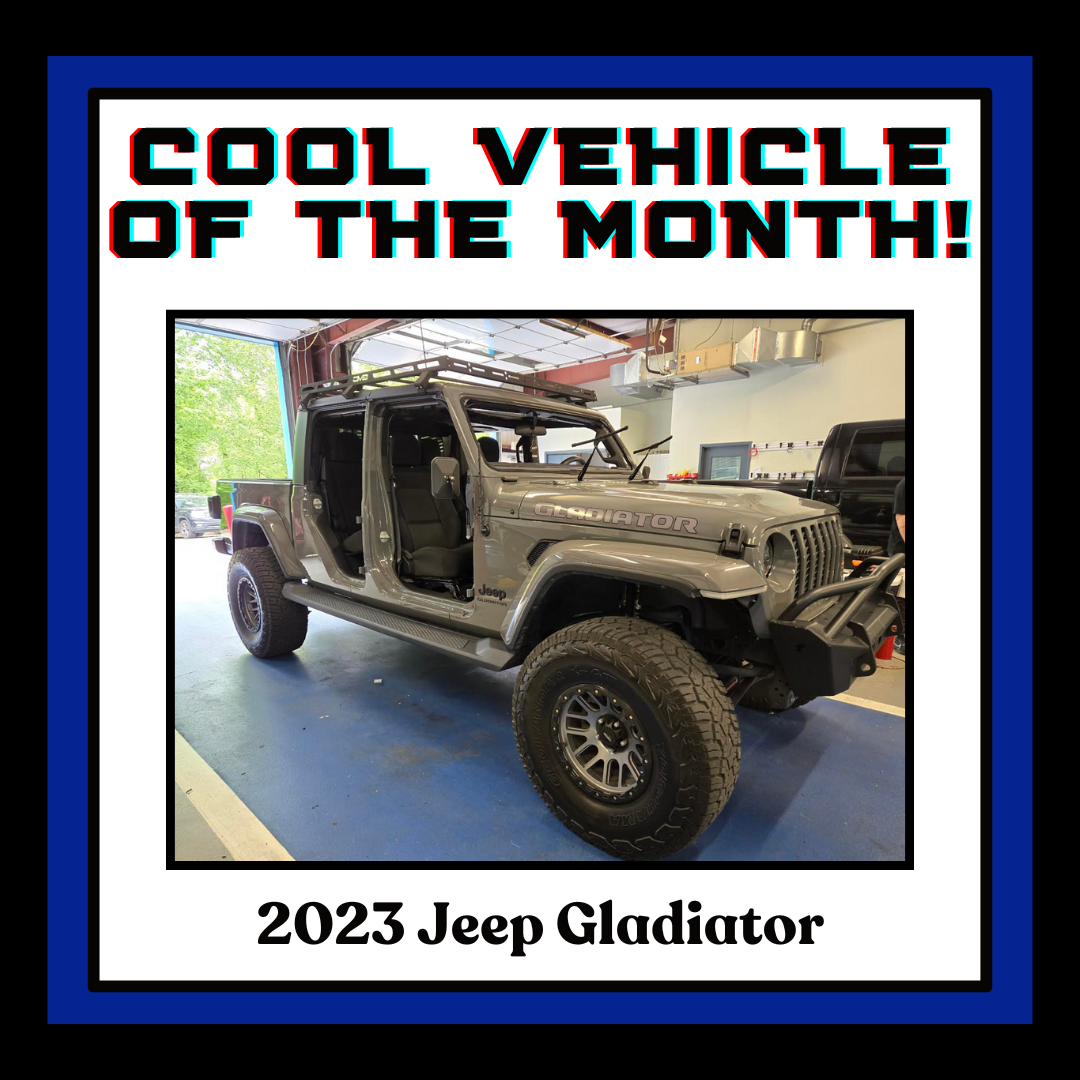 windshield replacement serviced on a 2023 Jeep Gladiator