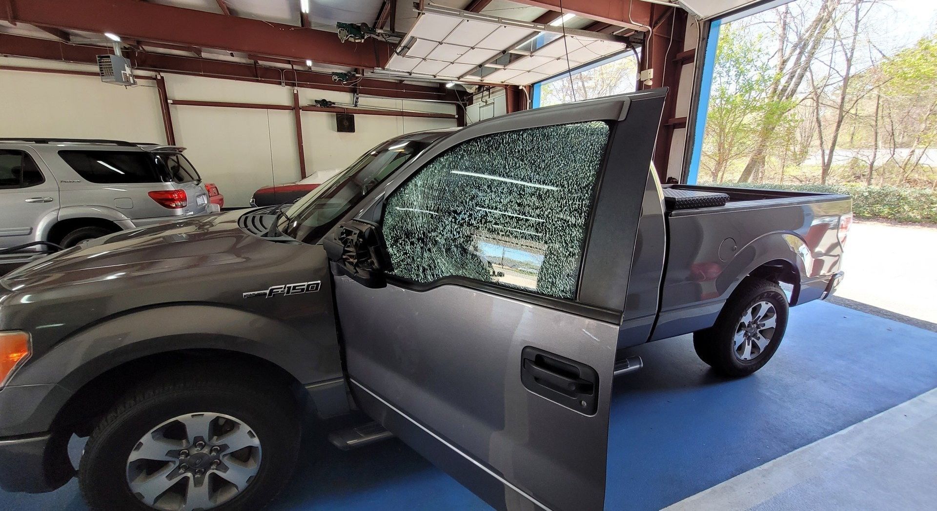 Before auto glass replacement in Charlotte, NC