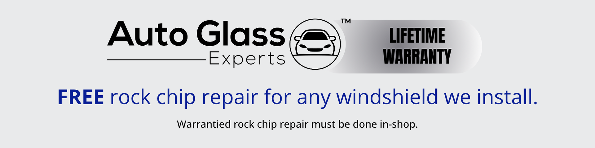 Free rock chip repair lifetime warranty