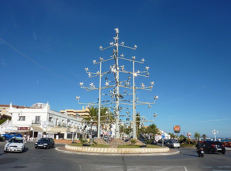 Shiny Windmills in Benalmadena