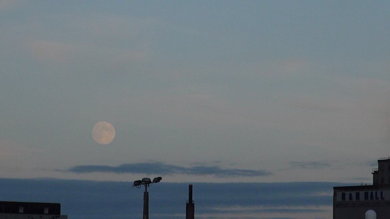Blue Moon over Cork City