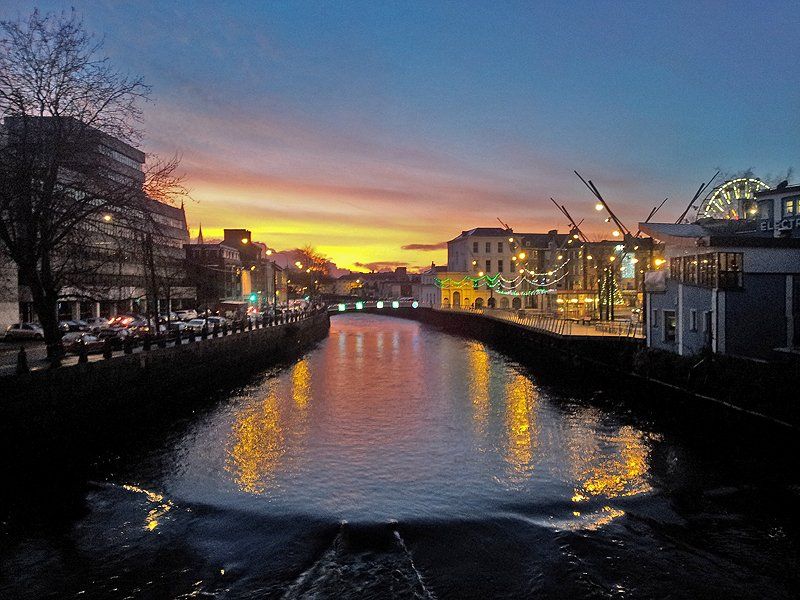 Sunset in Cork City