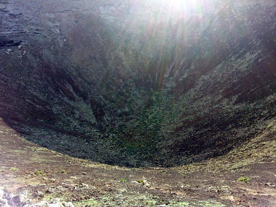 Volcano on The Canary Islands