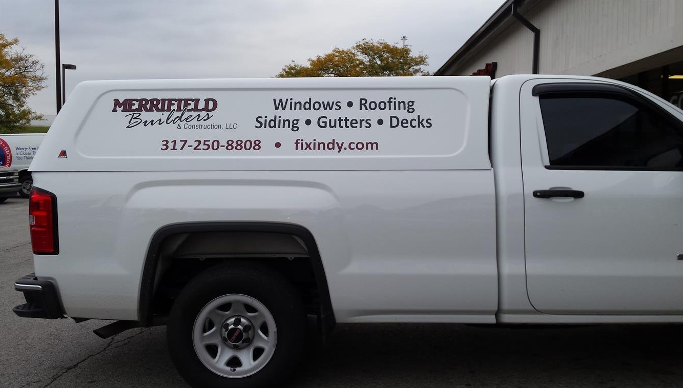 Merrifield Builders Lettering — Indianapolis, IN — Next Day Signs