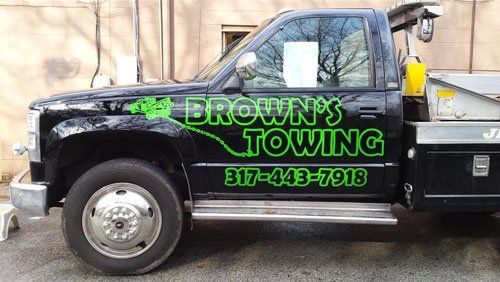 Digital/Vinyl Graphics — Browns Towing Lettering in Indianapolis, IN