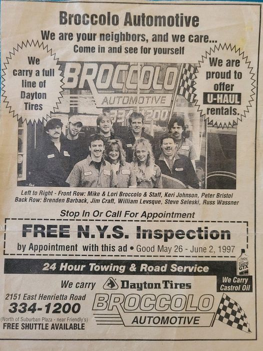 Oil change on newspaper | Broccolo Automotive