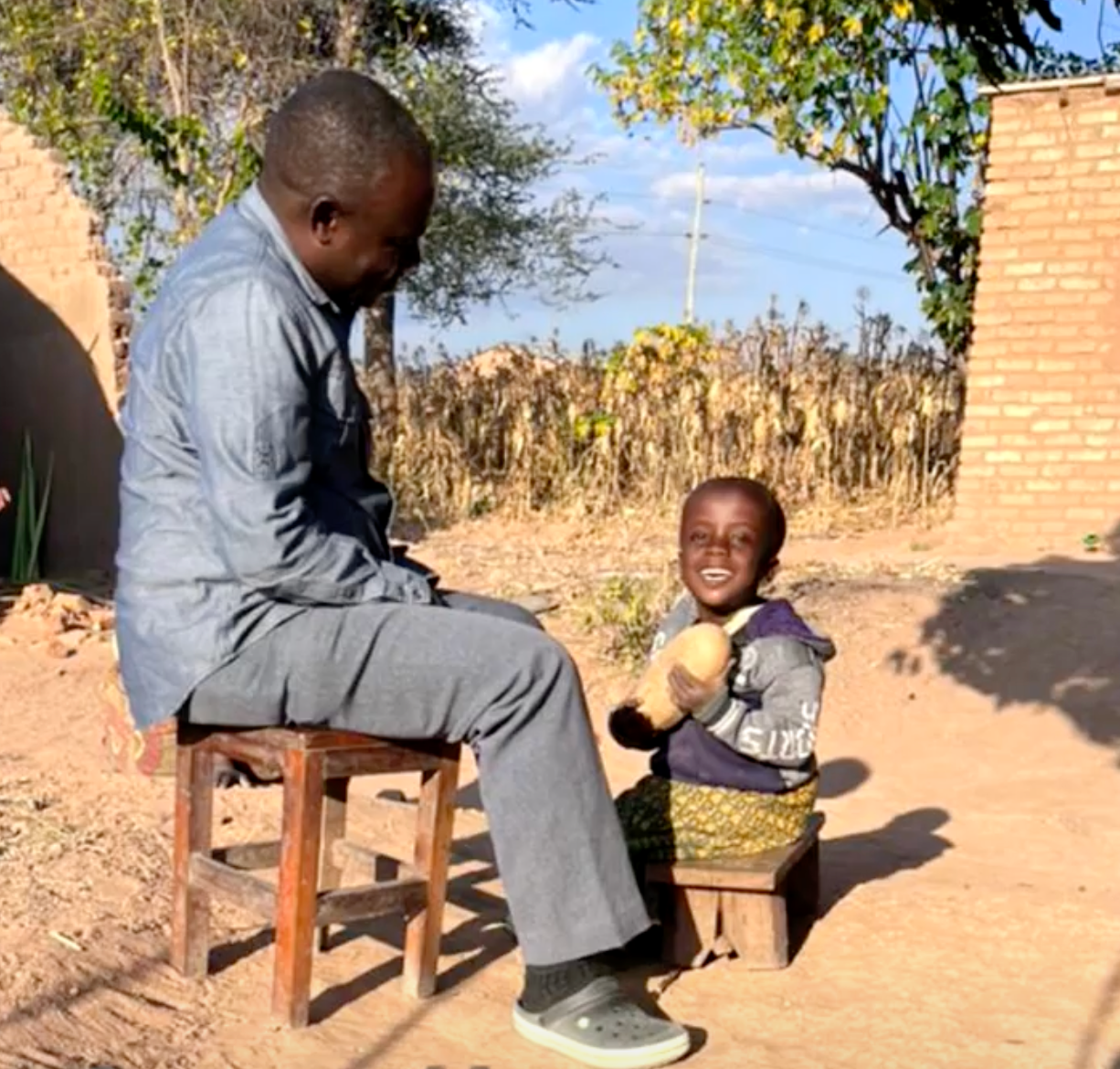 Fr. Nestor makes a friend