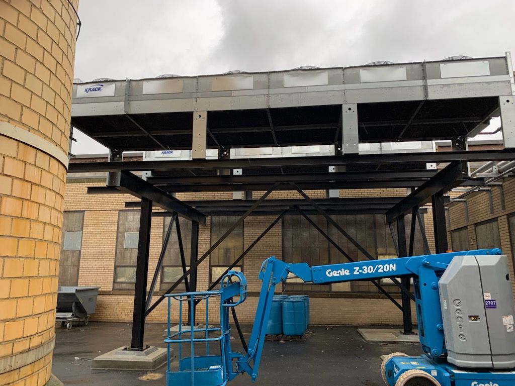 Lift and Air System  Side View — Springfield, MA — Advanced Air Quality, Inc.