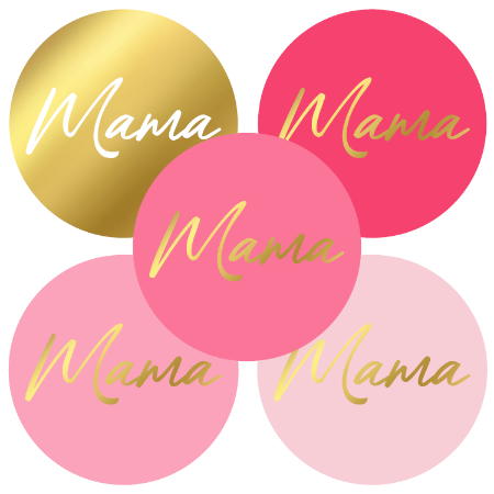 Sticker | Mama | 5 stuks