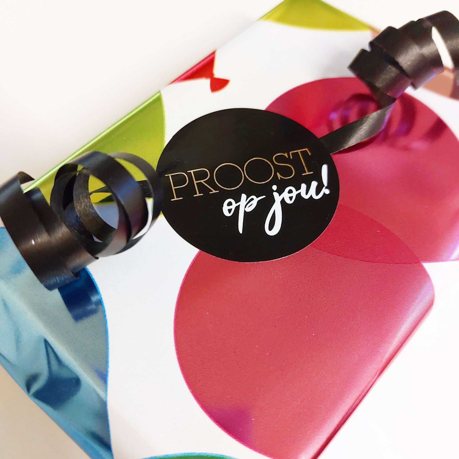 Sticker | Proost op jou | 5 stuks