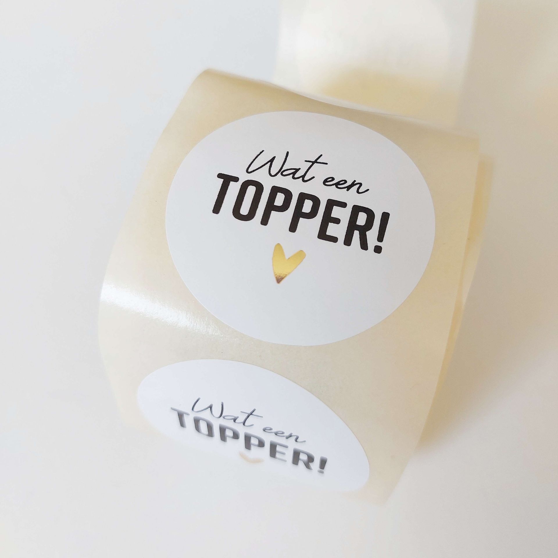 Sticker | Wat een topper | 5 stuks