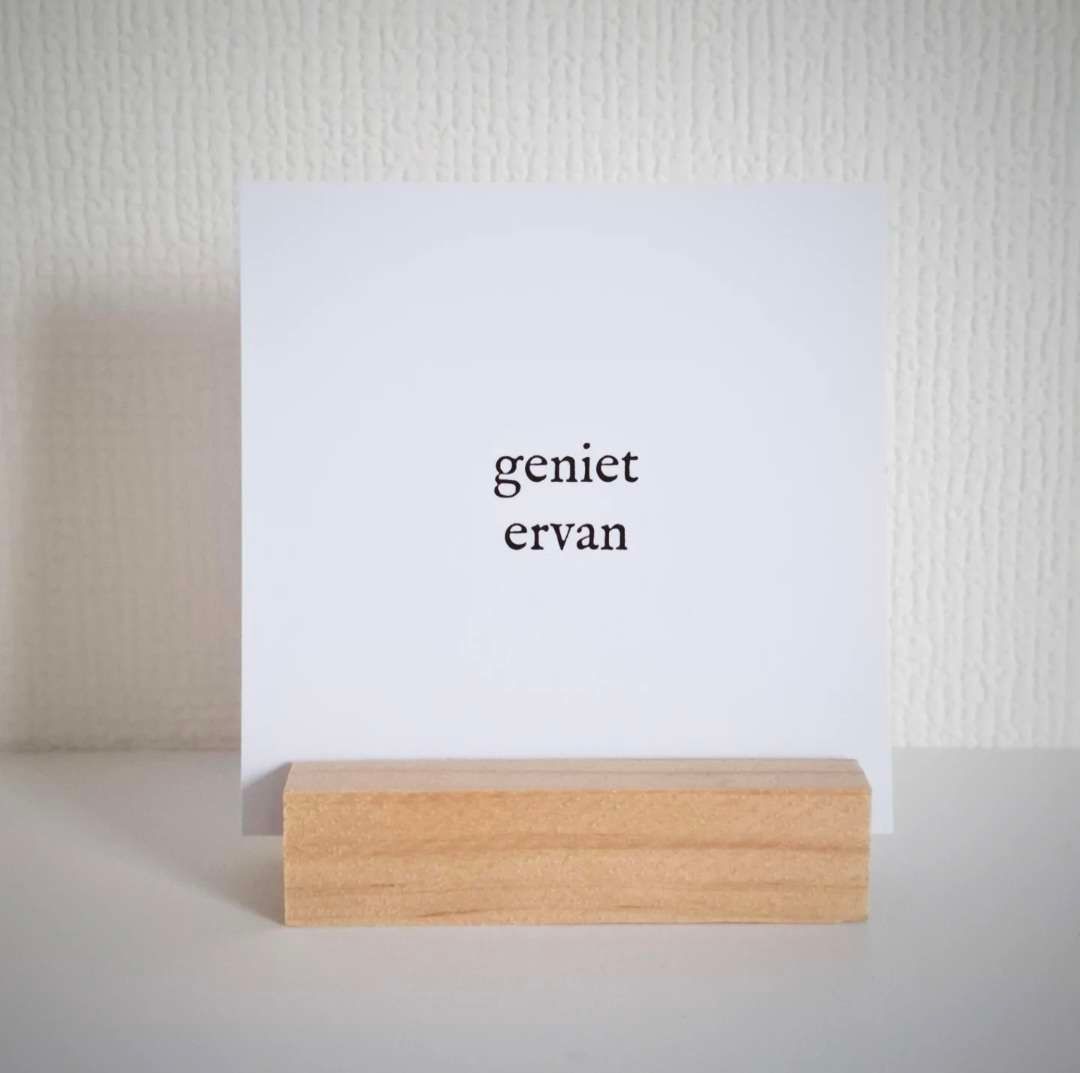 Minikaartje | Geniet ervan