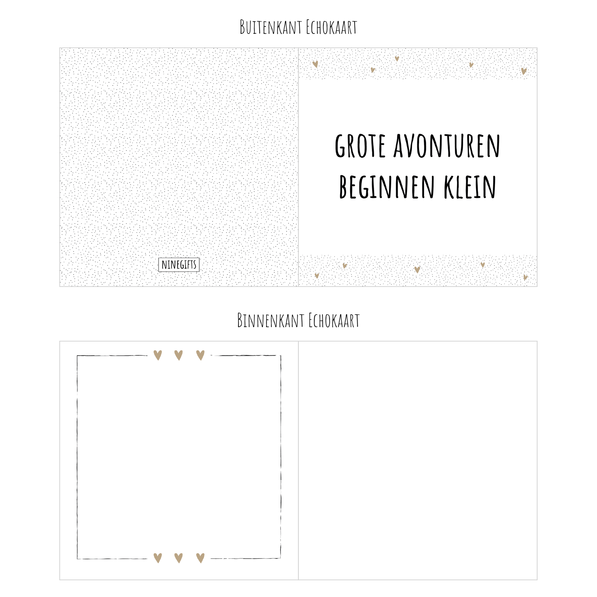 Dubbele kaart | Echokaart