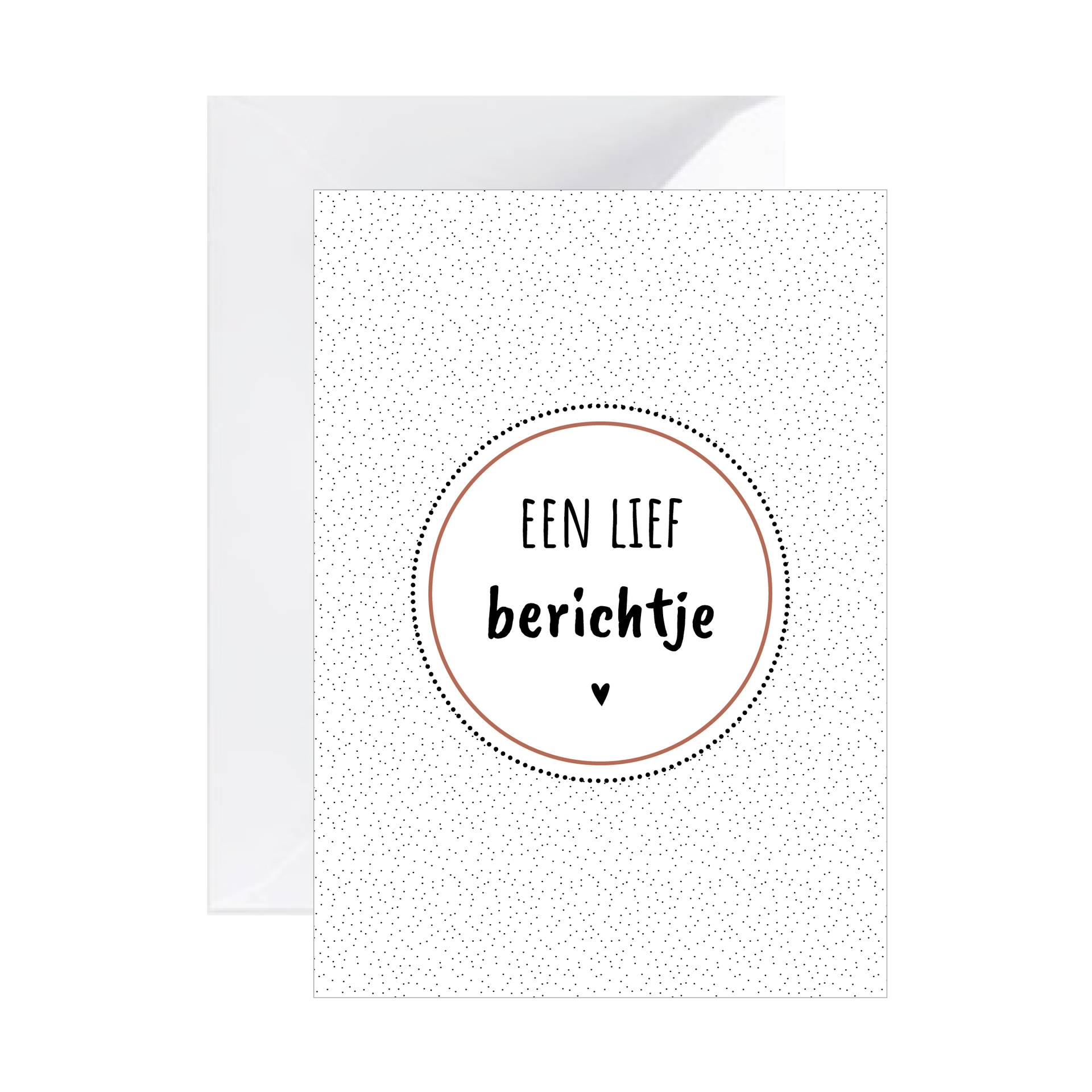 Dubbele kaart | Een lief berichtje