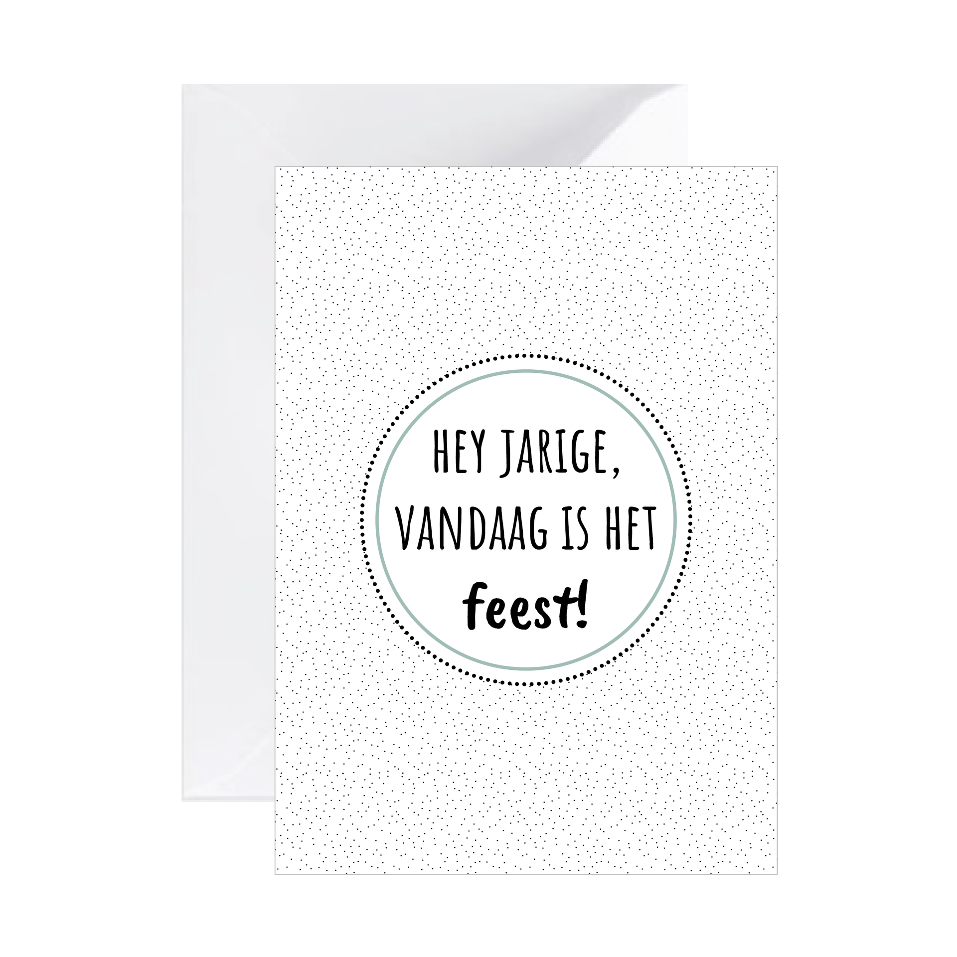 Dubbele kaart | Hey jarige, vandaag is het feest!