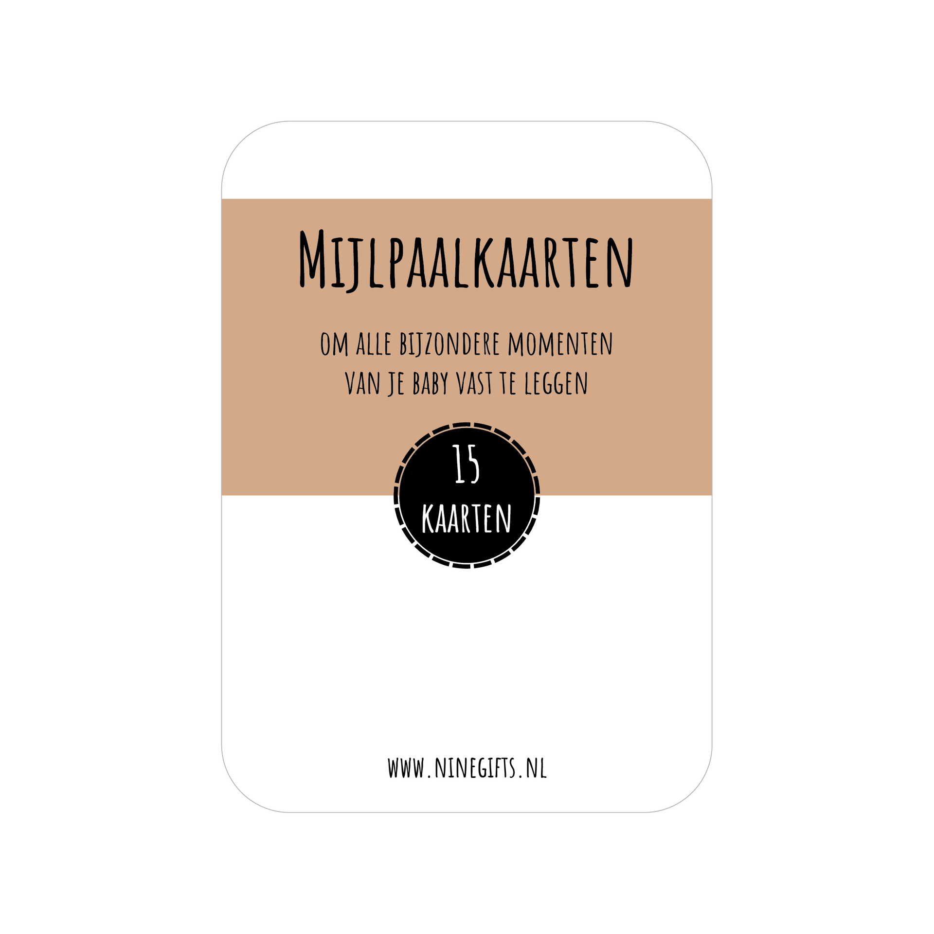 Mijlpaalkaarten | 15 stuks