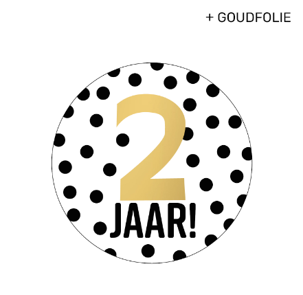 Sticker | 2 jaar | 5 stuks