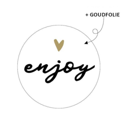 Sticker | Enjoy | 5 stuks