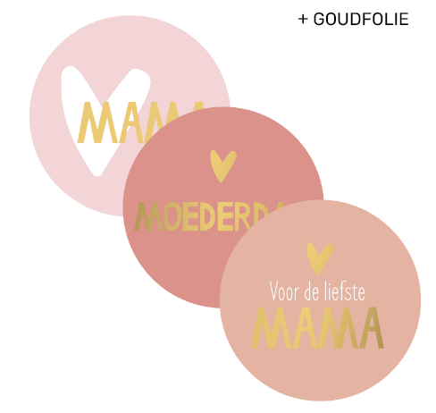 Sticker | Moederdag | 6 stuks