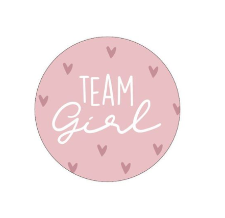 Sticker | Team girl | 5 stuks