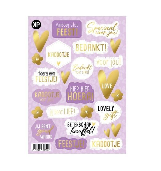 Stickervel A5 | Lila