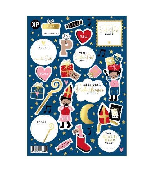 Stickervel A5 | Pieten party