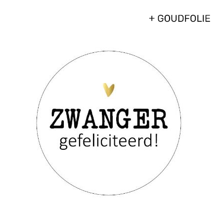 Sticker | Zwanger | 5 stuks