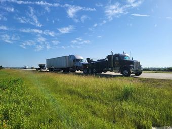 VJ's Towing & Rescue providing professional semi truck towing in Perrysburg, Ohio. Located at 26725 Eckel Rd, Perrysburg, OH 43551. Call (419) 874-3251 for 24/7 service.