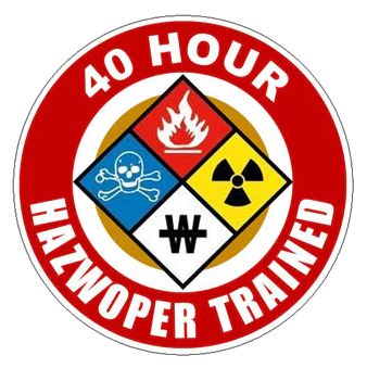 40-Hour HAZWOPER Towing Hazard Cleanup Certification Badge