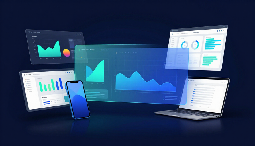 Ministry Co. analytics dashboard illustration