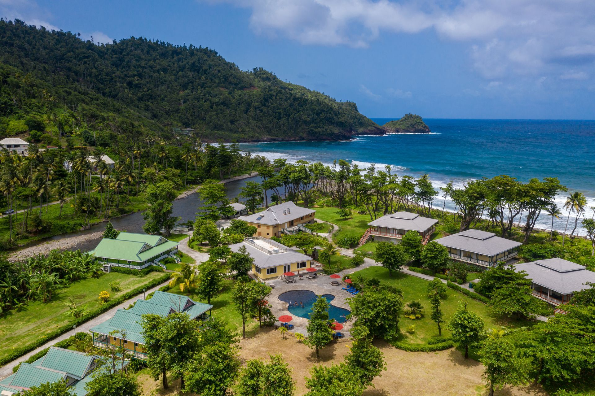 An Experience to remember at Rosalie Bay Resort, Dominica Eco Resort, Caribbean Wellness Retreat, Turtle Nesting Beach, Rosalie River.
