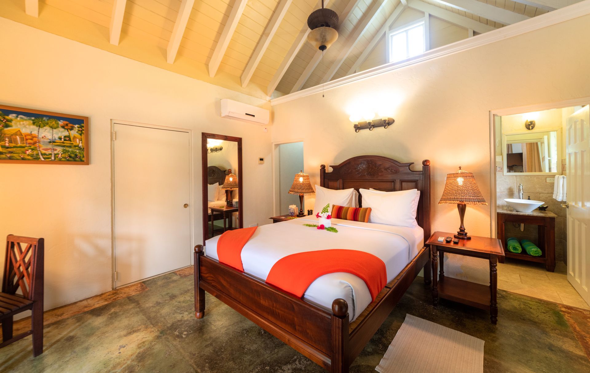Garden View Junior at Rosalie Bay Eco Resort & Spa. Comfortable rooms set in tranquil gardens.