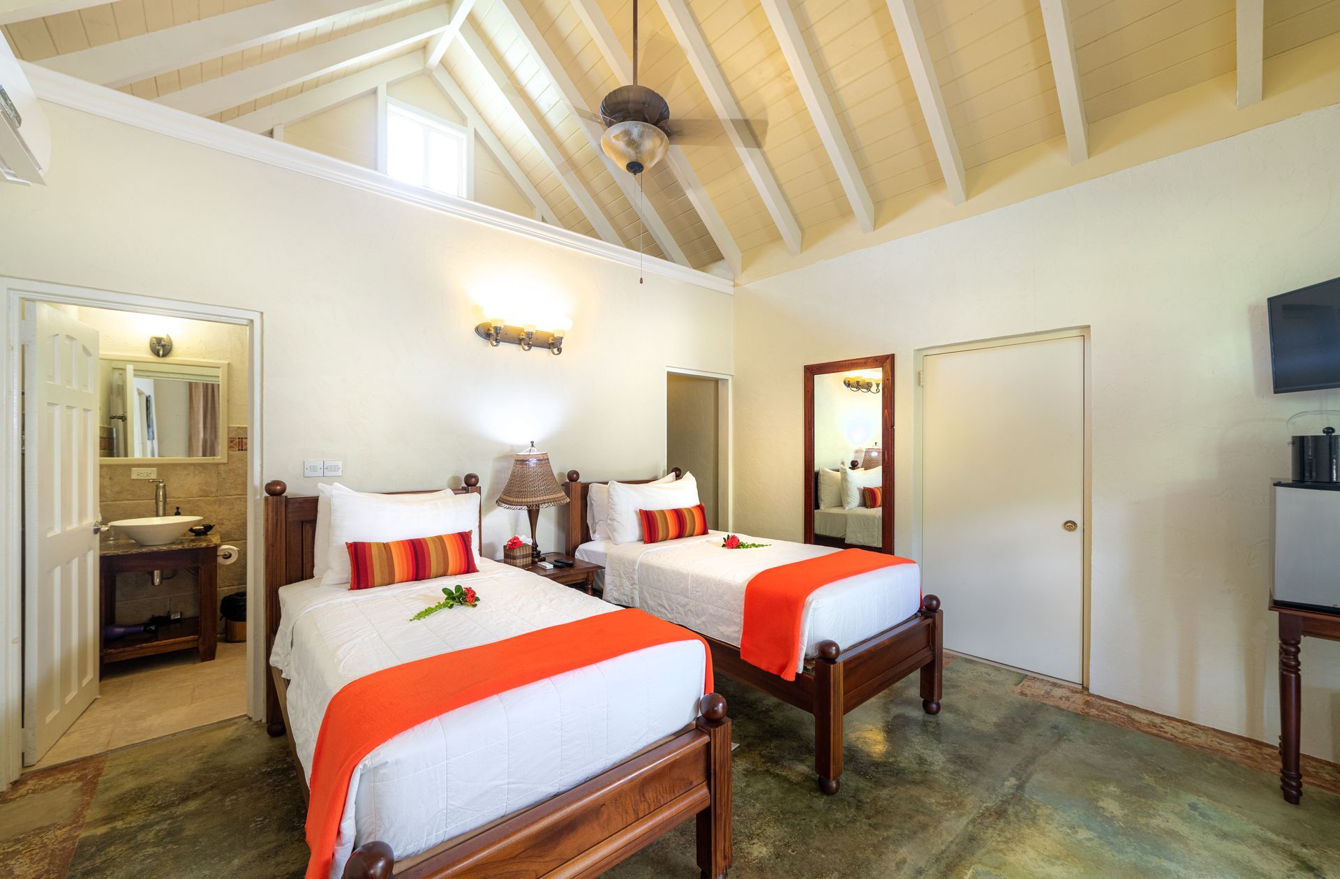 Garden View Junior at Rosalie Bay Eco Resort & Spa. Comfortable rooms set in tranquil gardens.