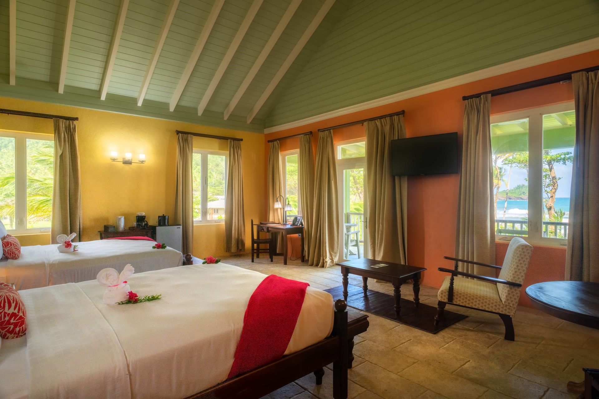 Ocean Front Premier Suites at Rosalie Bay Resort