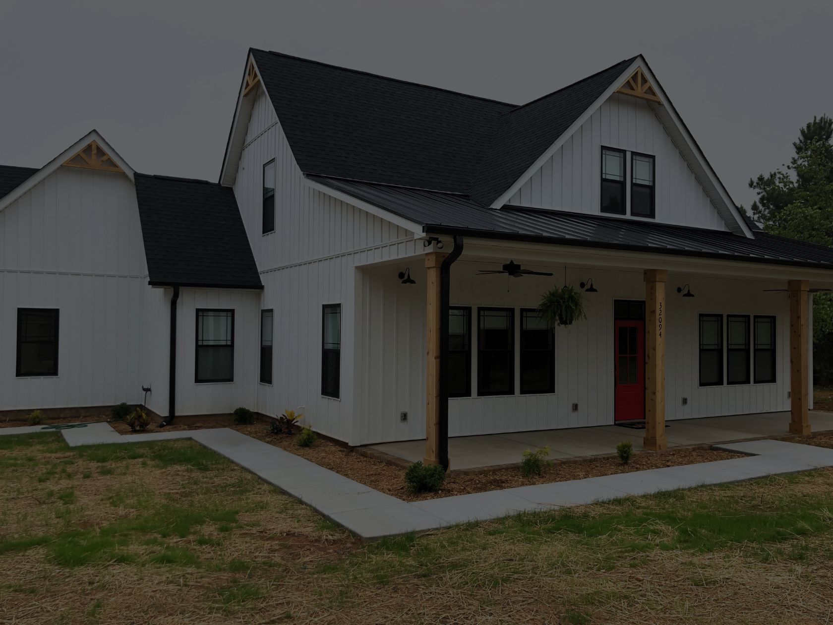 Custom home build white house