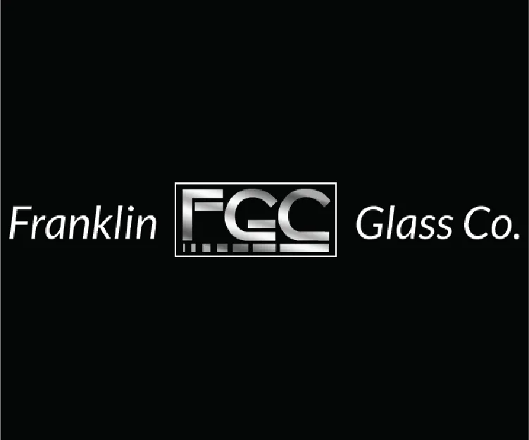 Franklin FEG Glass Co. logo in white on a black background