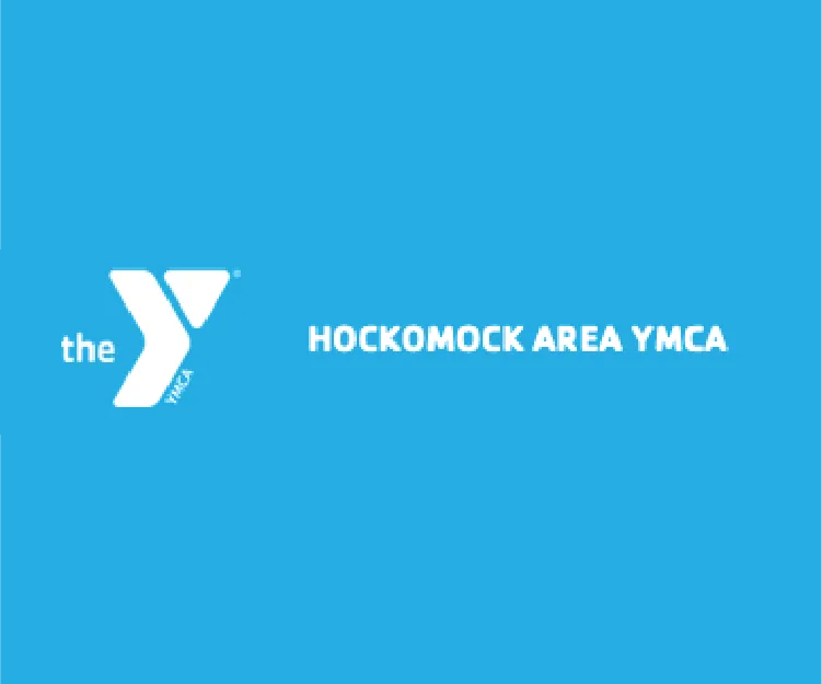 Nockomock Area YMCA logo on a blue background with white text and the YMCA “Y” mark