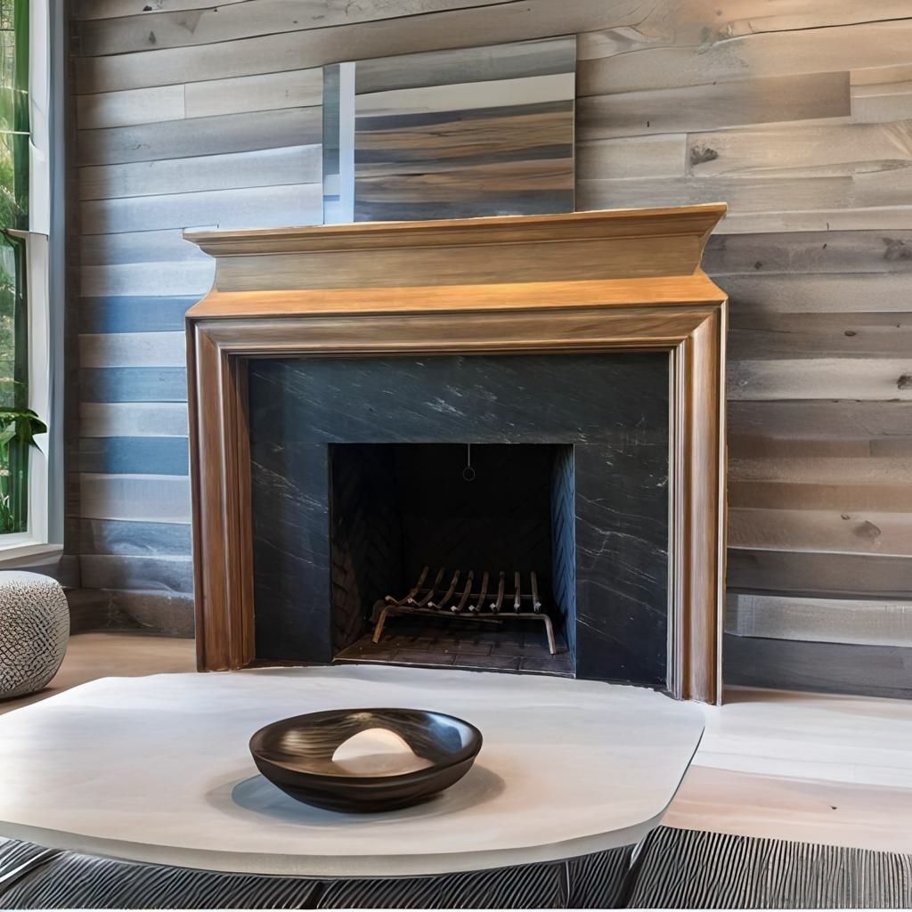 custom wood fireplace mantels