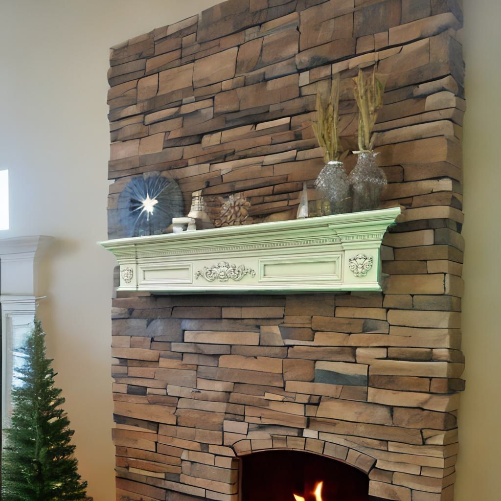 Gastonia fireplace mantel shelf